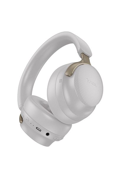 REDz Accessories Căști wireless Hoco W53 Plus, autonomie 90h, Bluetooth 5.4, supraauriculare, gri
