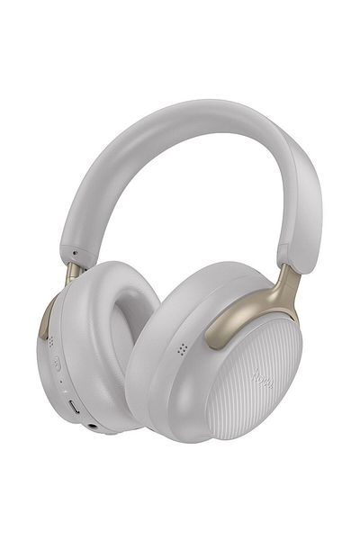 REDz Accessories Căști wireless Hoco W53 Plus, autonomie 90h, Bluetooth 5.4, supraauriculare, gri