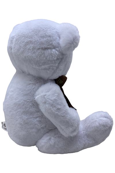 JPT White teddy bear plush toy maxi - teddy bear baptism arrangement