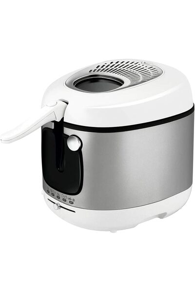 Moulinex AM480027 Mega Deep Fryer, White - 2100 Watt