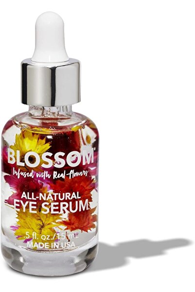 blossom سيروم طبيعي للعين مع زيوت عطرية، مرطب عضوي، غني بالزهور الحقيقية - 15 مل