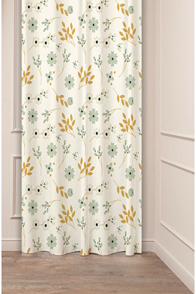 GREENDECOR ستارة خلفية أنيقة بتصميم بوهيمي على شكل زهور وأوراق ديزي باستيل بت...