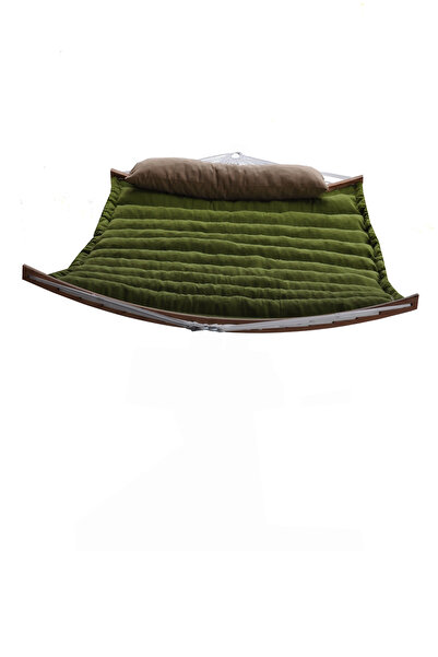 ALTINOLUK HAMAK Oval Tahtalı Dolgulu Çift Kişilik Yastıklı Hamak