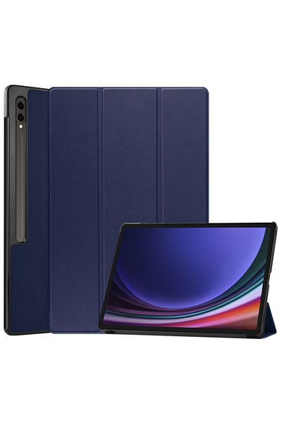 REDz Accessories Husă de protecție cu slot pentru stilou pentru Samsung Galaxy Tab S9 Plus/S9FE Plus/S10 Plus, bleumarin