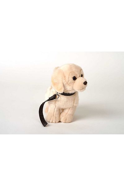 JPT Labrador - Golden Retriever plush dog with leash 23cm nat geo