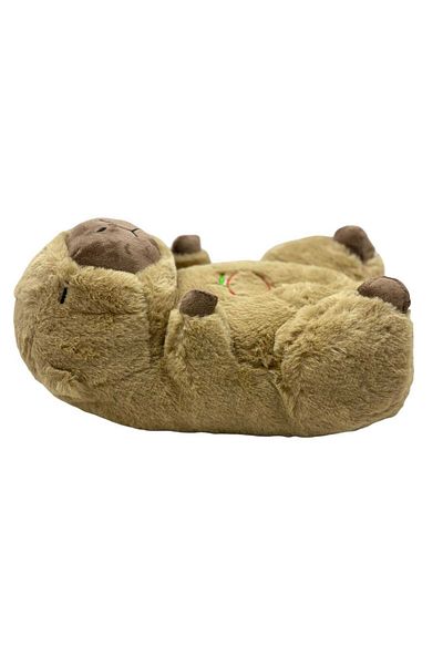 JPT Brown Capybara plush toy with breathing function, soothing melodies and light