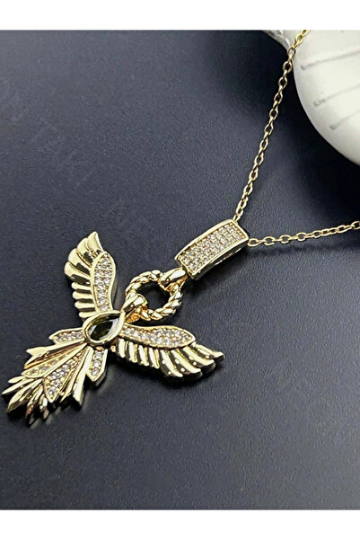 Vixora Phoenix Steel Stone Necklace