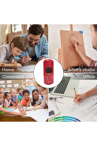 daço Rechargeable electric pencil sharpener, Daco, USB-C cable + FLR cleaning brush