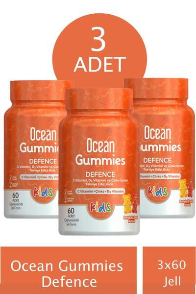 Ocean Gummies Defence 60 Çiğnenebilir Form 3 Adet