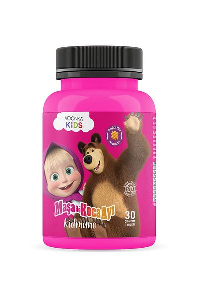 Seddar Collection Voonka Kids Big Bear with Tongs Kidmuno 30 Chewing Tablets