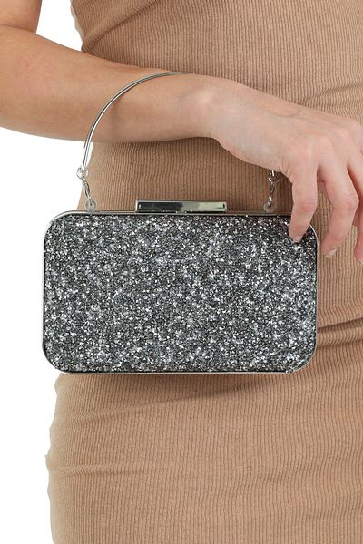 İslamEREN Women's Evening Dress Bag with Large Stones Suitable for Shoulder and Hand Use / Women's Wedding Engagement and Evening Bag