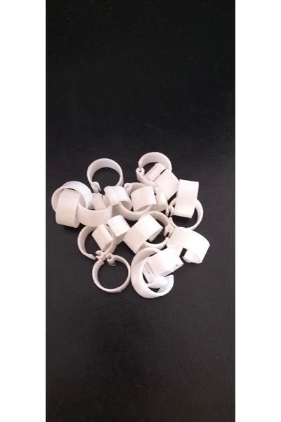 Storm 20 Adet Beyaz Renk Çıtçıtlı Tavuk klips