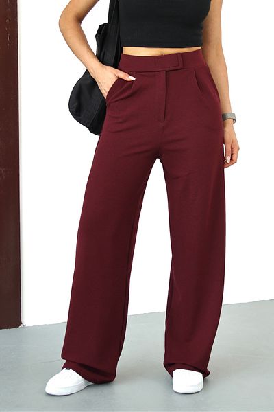alanora Women's Lycra Velcro Closure Wide Leg Palazzo Pants