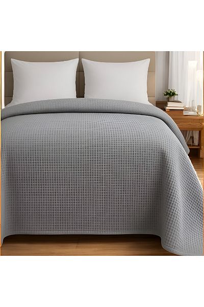 pınars Colorful Wafer Pattern Double Pique Bedspread Hotel Pique 200X230 cm