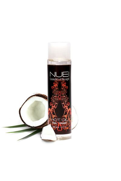NUEI Ulei de Masaj Nuei Hot Oil Coconut, Efect de Incalzire si Aroma Exotica de Cocos, 100ml