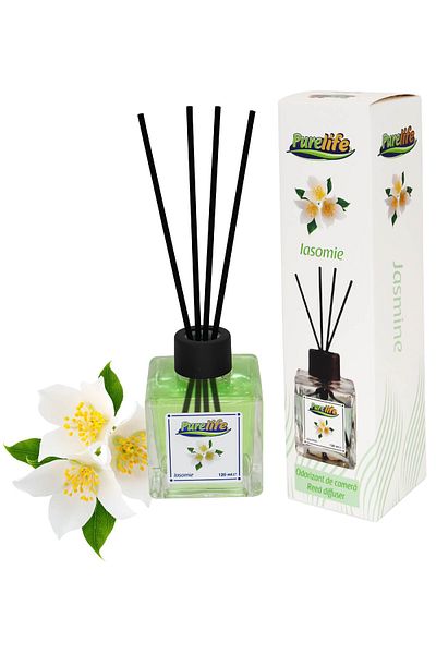 PureLife Purelife room air freshener with sticks, 120ml, jasmine