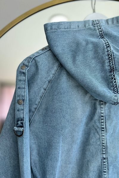 Bold Grup Blugi de damă din denim cu umeri, cu talie elastică, cu buzunare, pălărie