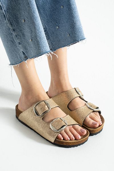 COMFORT OF PANTOFOLE Gold Gold Slippers