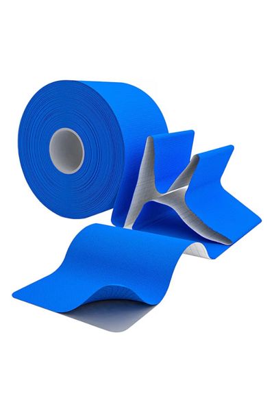 TrioStore Banda Elastica Kinesiologica Pretaiata, Impermeabila, Fara Latex, 5cm x 5m, Bumbac si Spandex, Bej