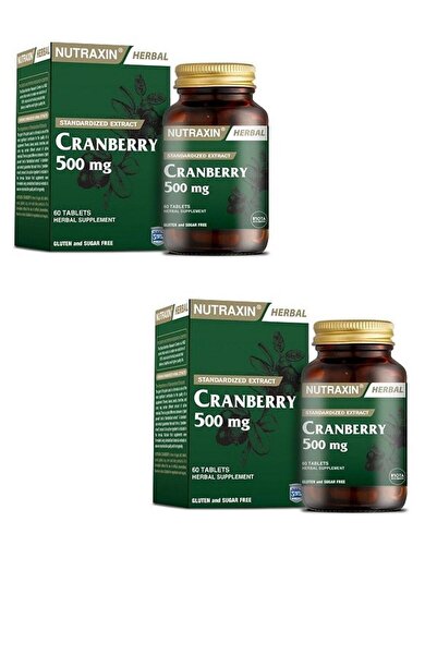 Nutraxin Cranberry 500 Mg 60 Tablet 2 Adet