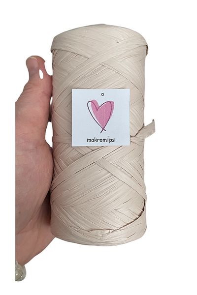 Makromİps Premium (150 Gr) Synthetic Polyester Paper String Basement Raffia Fake Bag Gift Wrapping Decoration String