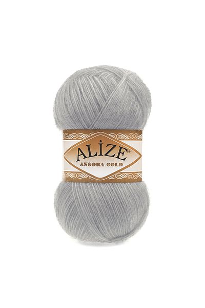 Alize 5 Κλώνοι πλεξίματος χειρός Angora Gold 21 Grey
