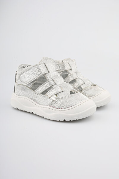 FOLLOWIN Girl's Silver Sandals Casual Comfortable Soft Non-Slip Sole, Girl's First Step Shoes