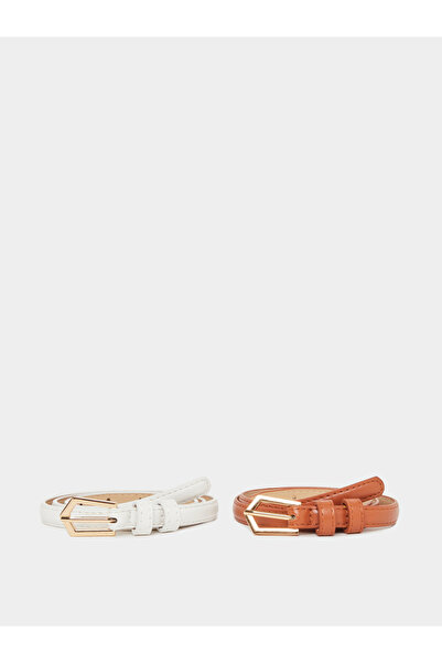 Styli مجموعة من قطعتين - حزام ضيق متين مع قفل