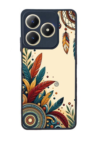 realme C63 Matte Compatible Black Case – Soft Silicone, Protective, Shock Abs...