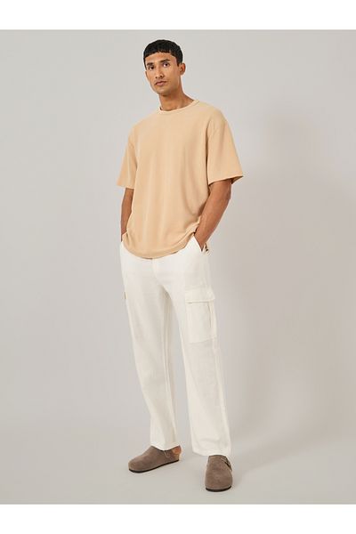 Fort Collins By Styli Mid Rise Straight Fit Track Pant with Drawstring