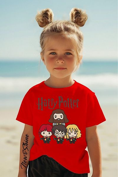New Shine Harry Potter Printed Oversized Children's T-Shirt