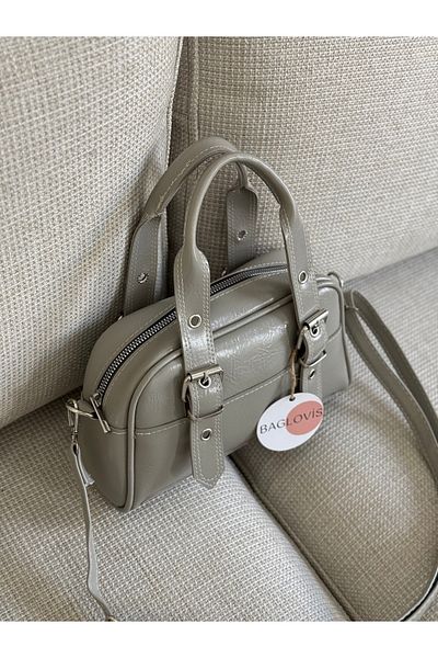BAGLOVİS CUREA DETAIL CATARAMĂ AJUSTABLE MINT GEANT DE UMĂR FEMEI En25 Dimensiune15