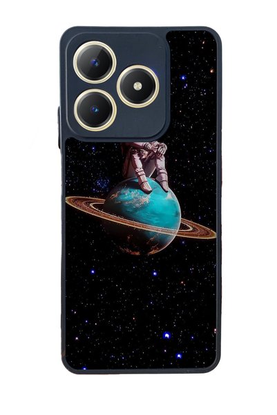 BGAKSESUAR حافظة سوداء متوافقة مع هاتف Infinix Smart 8 Pro Matte - سيليكون نا...