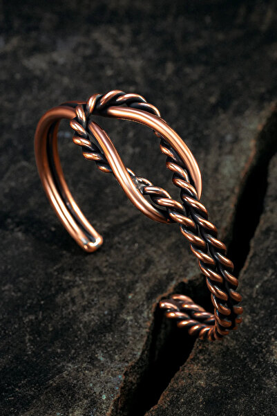 htc gümüş sepeti Sevgi Düğümü Bakır Bileklik Bilezik Kelepçe