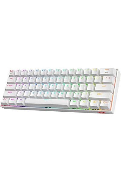 REDRAGON لوحة مفاتيح الألعاب الميكانيكية اللاسلكية K530 Pro Draconic RGB - بيضاء
