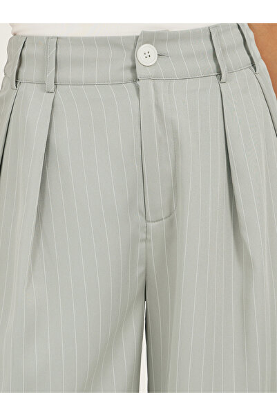 Take Two By Styli Women Striped Pleated Wide Leg Pants