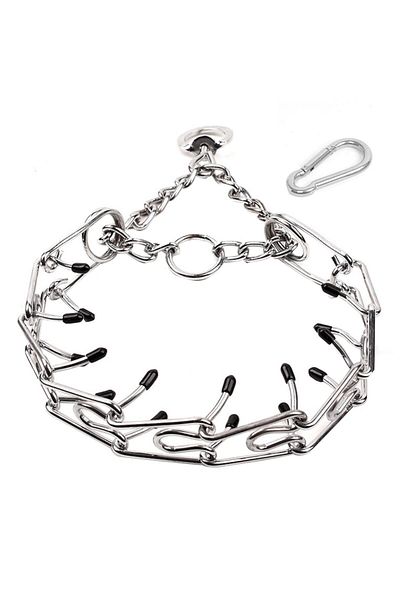 TrioStore Dog Training Collar, Adjustable, Metal, 3.5mmx55 cm, Silver