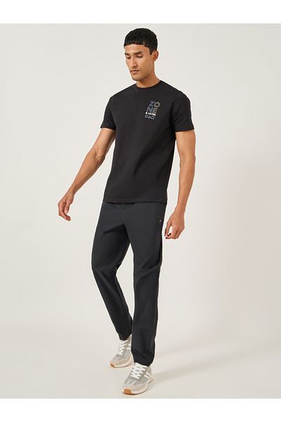 Fort Collins By Styli Mid Rise Regular Fit Track Pant with Drawstring