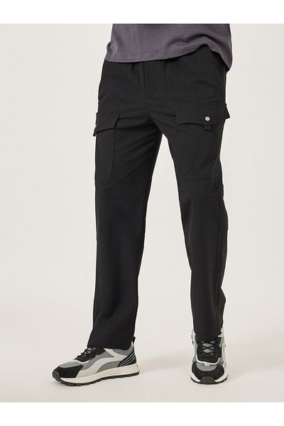 Fort Collins By Styli Mid Rise Straight Fit Track Pant with Drawstring
