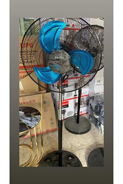 Kraus 3in1 18” Metal Pervaneli Sanayi Tipi Ayaklı Vantilatör 90W