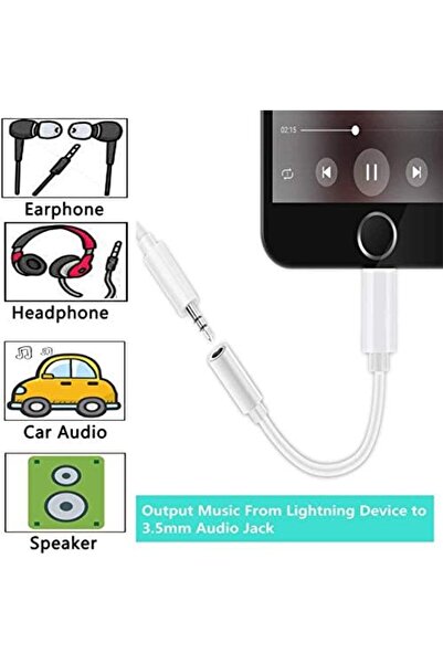 Others Headphone Jack Adapter Compatible with iPhone Lightning to 3.5mm Audio by HP Digital for All Devices