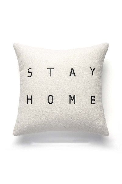 ماركة غير محددة Stay Home Pillow Cover