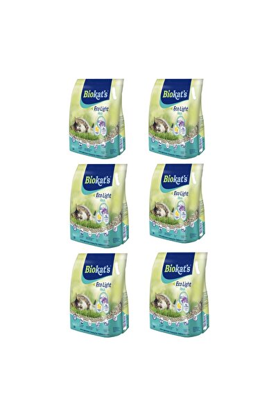 Biokats Eco Light Fresh Spring Blossom Pelet Kedi Kumu 5lt (6 Adet)