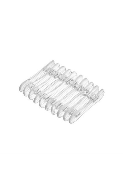 MAİN SHOP Grating Soap Holder Self Draining Soap Tray Transparent for Bathroom Toilet Kitchen 1Pcs M-132