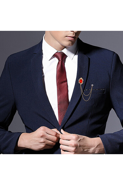 SIC MODA Red Crystal Brooch SIC MODA 4259R