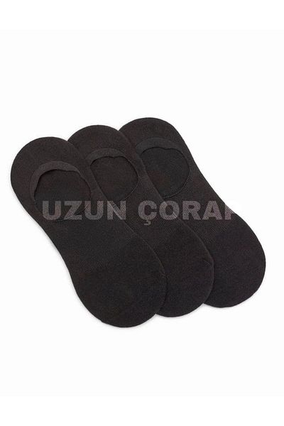 UZN SOCKS 8 чифта памучни чорапи балерина - скрити черни чорапи