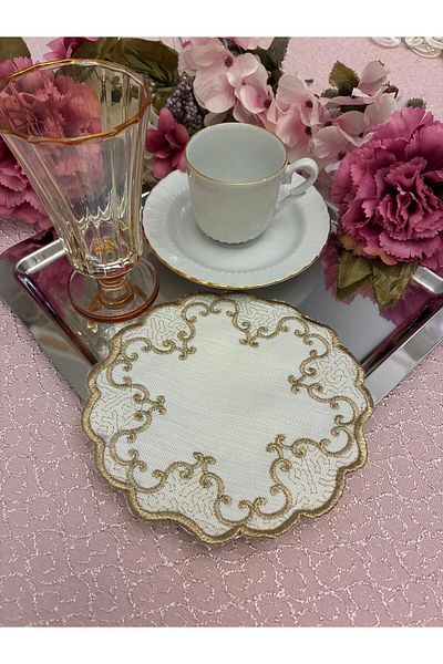 Mustgross Presentation Napkin, Cocktail Napkin, Coffee Side Presentation Holder, Cup Pad 6 Pieces Presentation Napkin