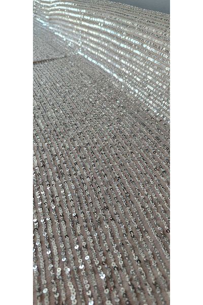 River Fabrics Sequined Beige