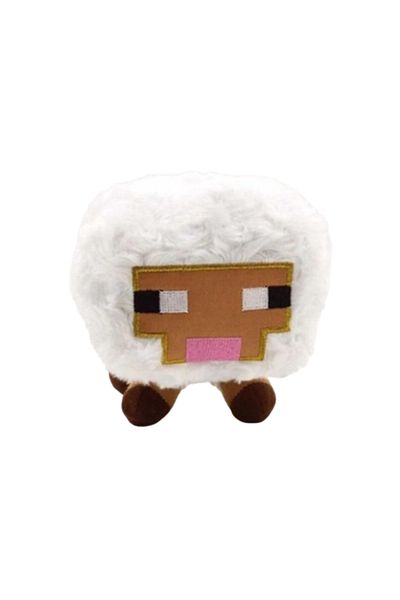 ve Plush Minecraft sheep toy, Veliumcraft, 16 cm, fluffy, for children, white