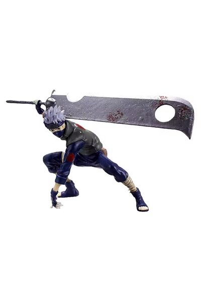 ve Kakashi Hatache Naruto figurine, VeliumCraft, 15x26cm, with Zabuza sword, non-articulated